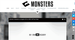 Desktop Screenshot of monstersdance.com